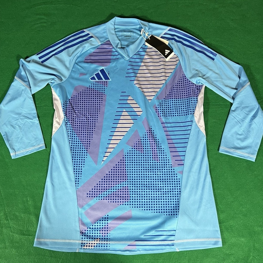 adidas Tiro 24 C Long-Sleeve Goalkeeper Jersey - Light Blue Size XL